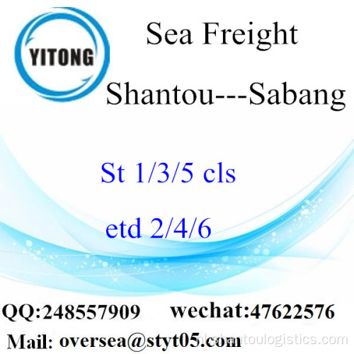 Shantou Port LCL Consolidatie Naar Sabang